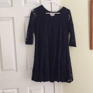 Lace 3/4 sleeve dress